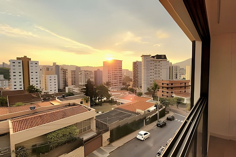 Ap 415 •Central, Piscina, Academia, A/C, Vista Top