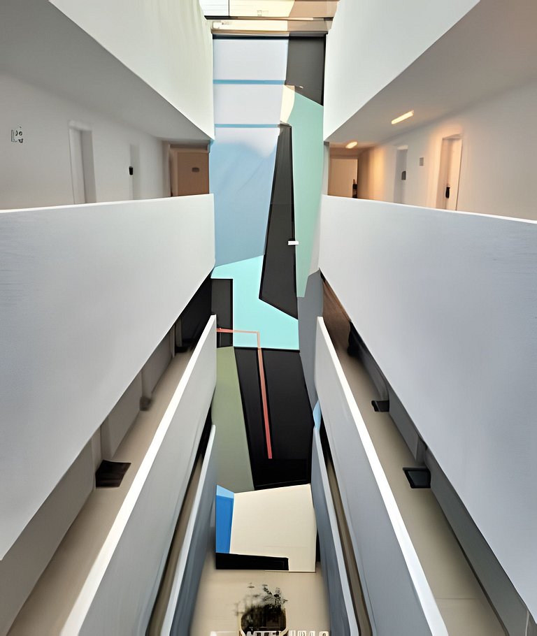 Ap 417 •Central, Piscina, Academia, A/C, Vista Top