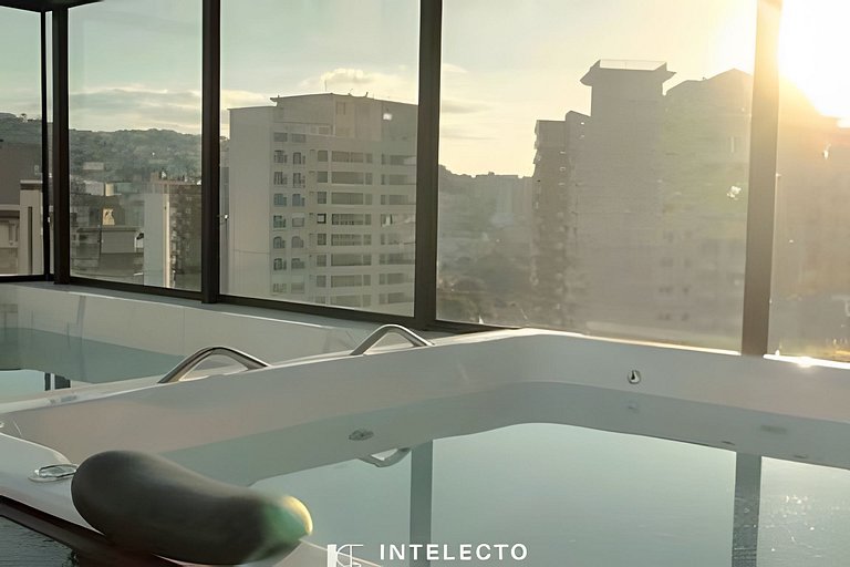 Ap 213 • Central, Piscina, Academia, Ar Cond.