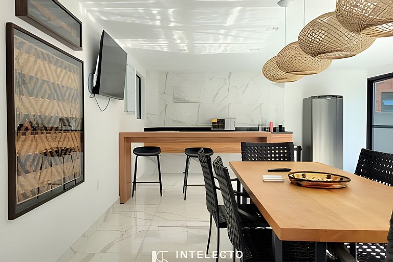 Ap 404 • Central, Piscina, Academia, Ar Cond.