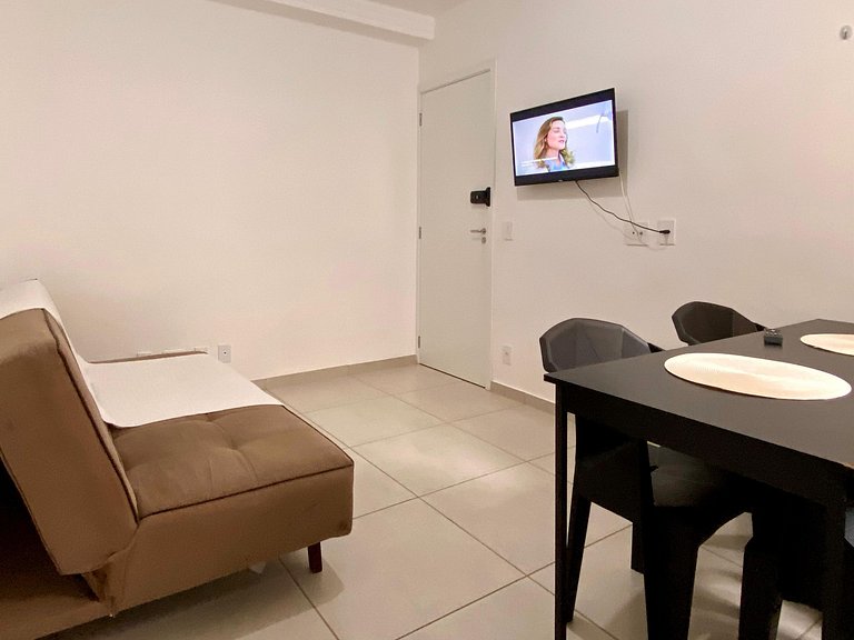 Apê 5/101 - Tranquilo e Confortável em Condomínio