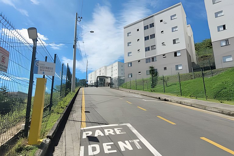 Apê 3/01 - Sossego com Vista da Serra em Poços