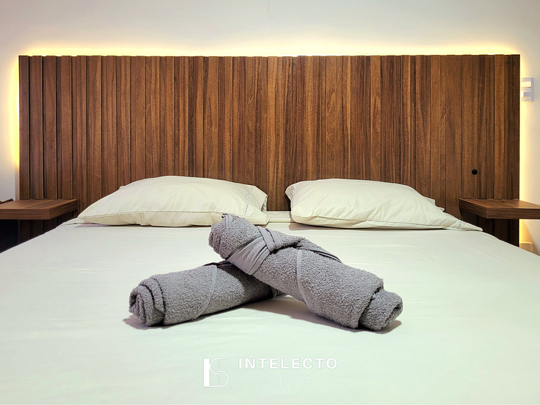 Ap 405 • Central, Piscina, Academia, Ar Cond.