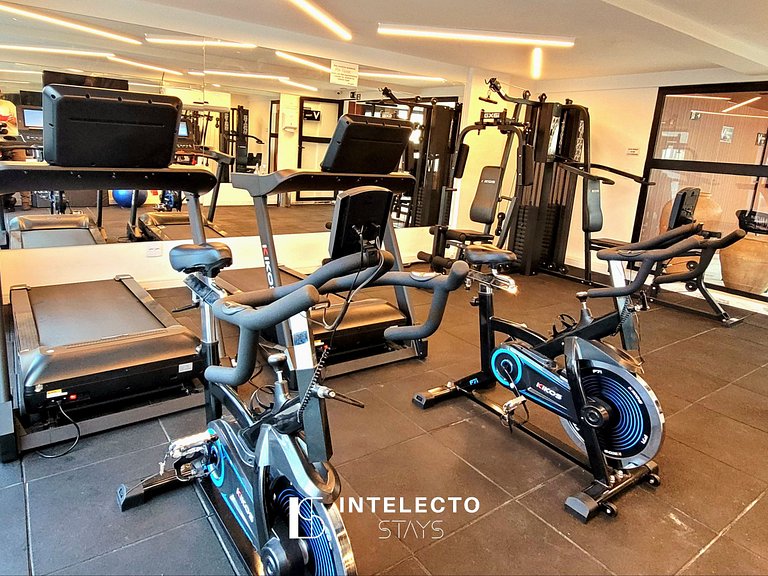 Apê 73 •Central, Jacuzzi, Academia, A/C, Vista Top