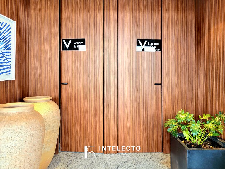 Apê 51 •Central, Jacuzzi, Academia, A/C, Vista Top