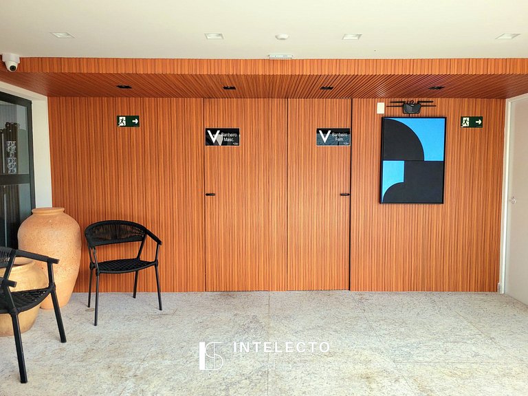 Apê 44 •Central, Jacuzzi, Academia, A/C, Vista Top