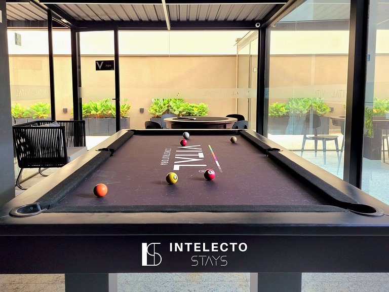 Apê 51 •Central, Jacuzzi, Academia, A/C, Vista Top