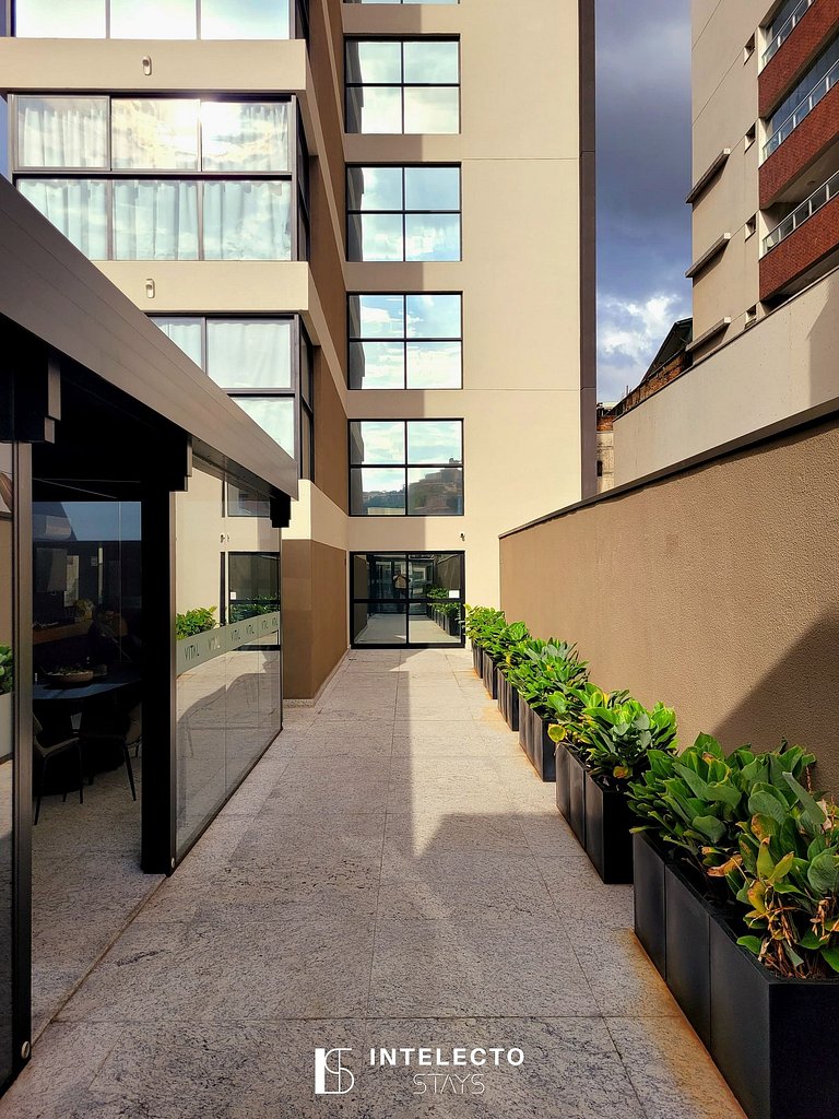 Apê 24 •Central, Jacuzzi, Academia, A/C, Vista Top