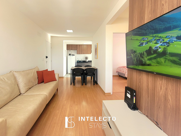 1204-Vista top -2qtos c/ suíte-próx shopping e PUC