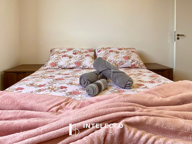 1204-Vista top -2qtos c/ suíte-próx shopping e PUC