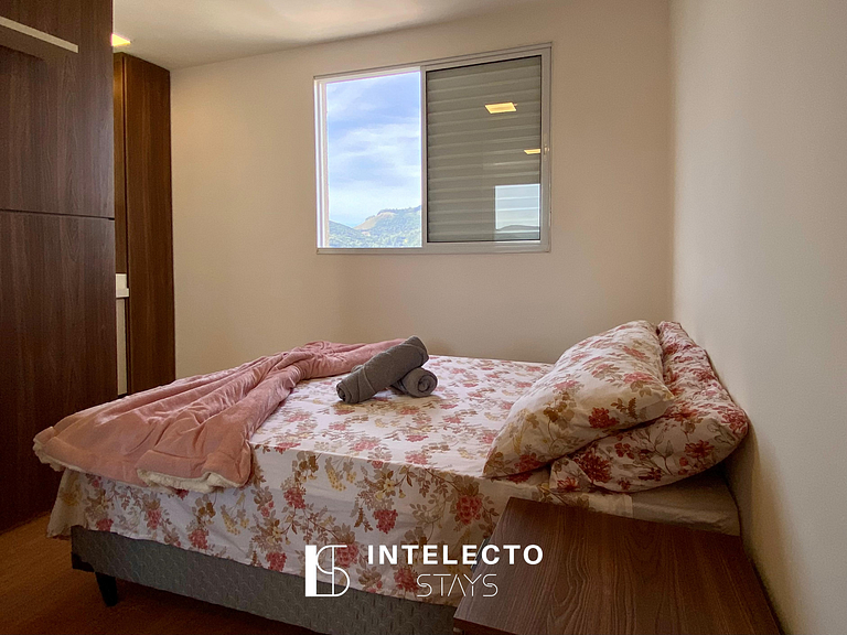 1204-Vista top -2qtos c/ suíte-próx shopping e PUC