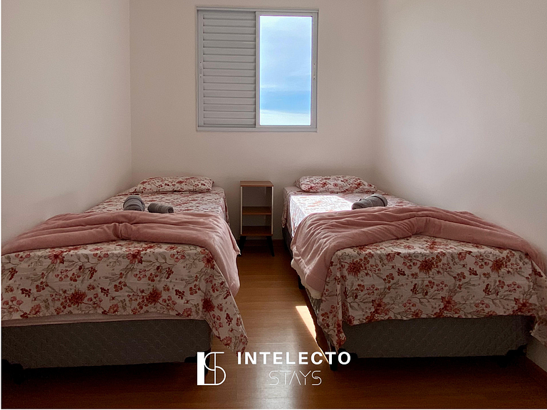 1204-Vista top -2qtos c/ suíte-próx shopping e PUC