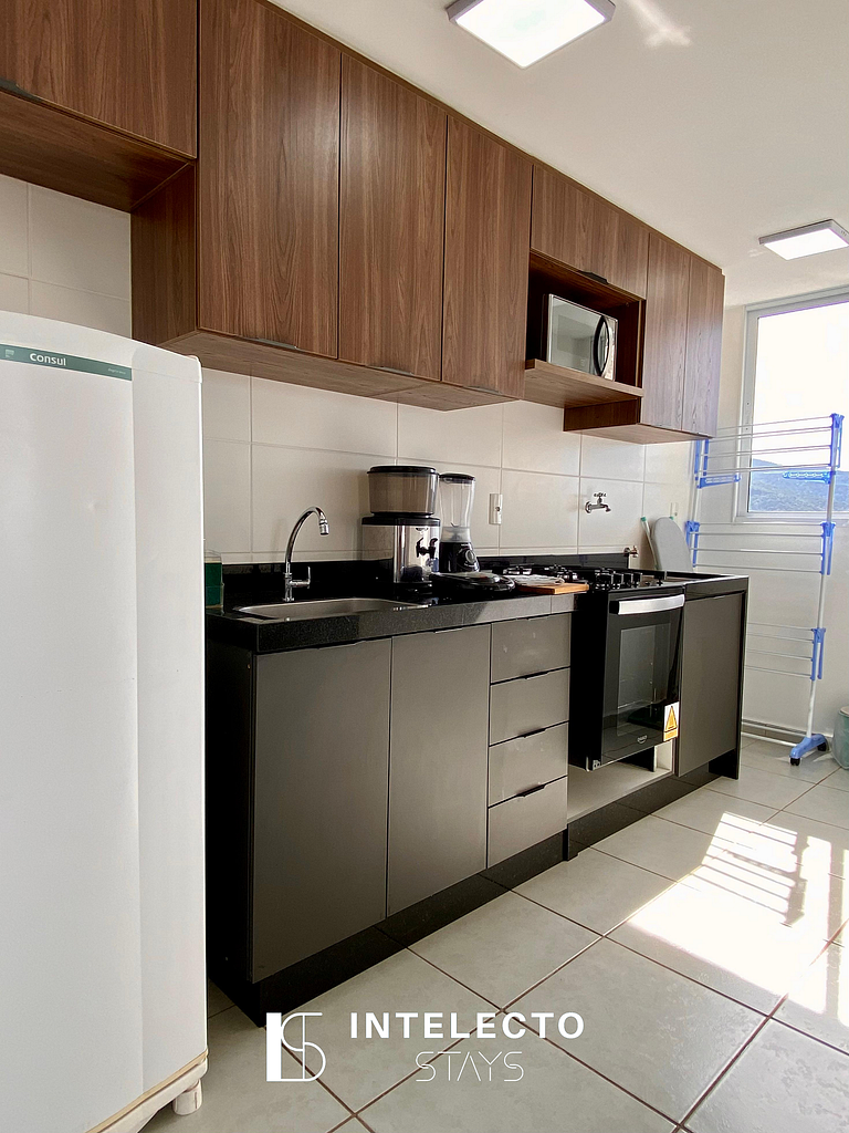 1204-Vista top -2qtos c/ suíte-próx shopping e PUC