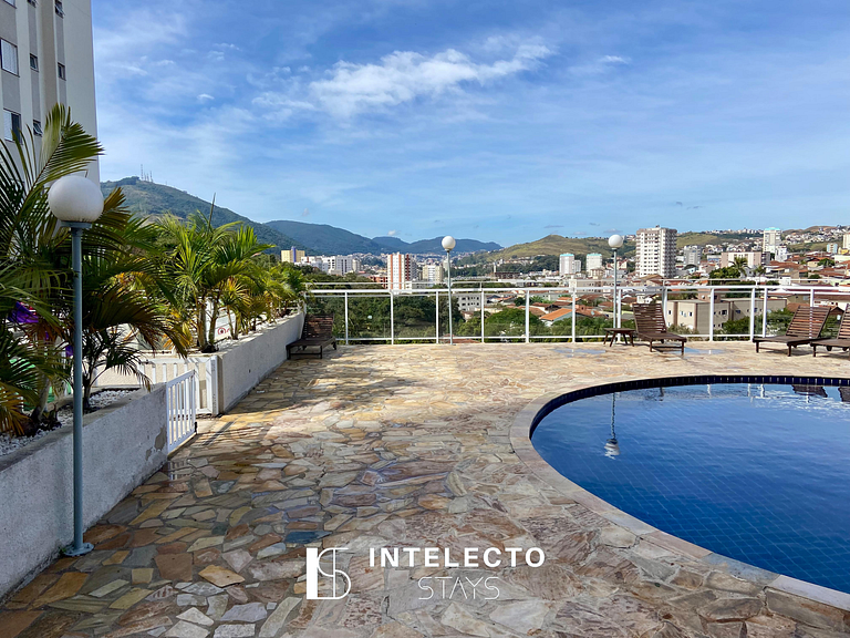 1204-Vista top -2qtos c/ suíte-próx shopping e PUC