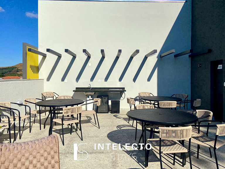 Ap 05 • Piscina, Terraço, Vista incrível prox PUC