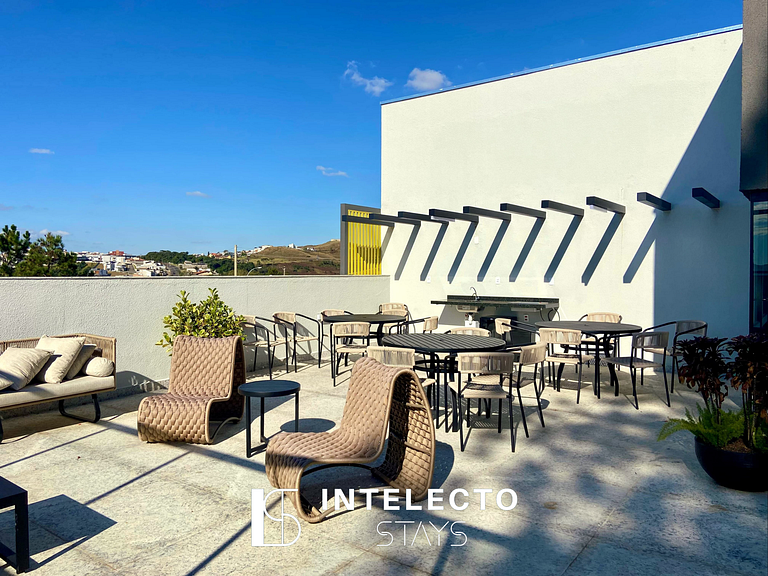 Ap 05 • Piscina, Terraço, Vista incrível prox PUC