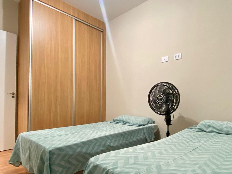 Apê 104 Vista Linda, Churrasq, Suíte - px shopping