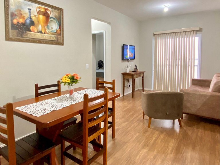 Apê 104 Vista Linda, Churrasq, Suíte - px shopping