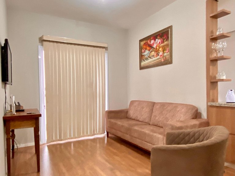 Apê 104 Vista Linda, Churrasq, Suíte - px shopping