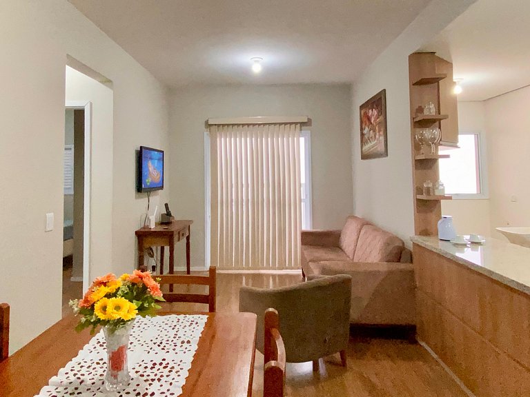 Apê 104 Vista Linda, Churrasq, Suíte - px shopping