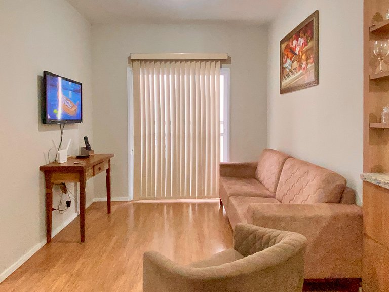 Apê 104 Vista Linda, Churrasq, Suíte - px shopping