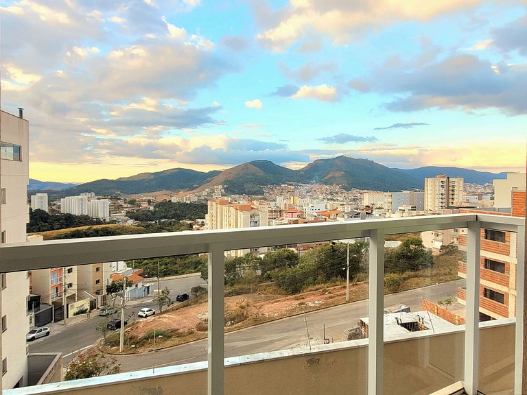 Apê 104 Vista Linda, Churrasq, Suíte - px shopping