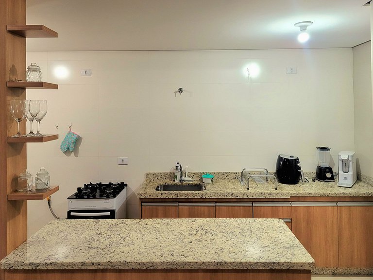 Apê 104 Vista Linda, Churrasq, Suíte - px shopping