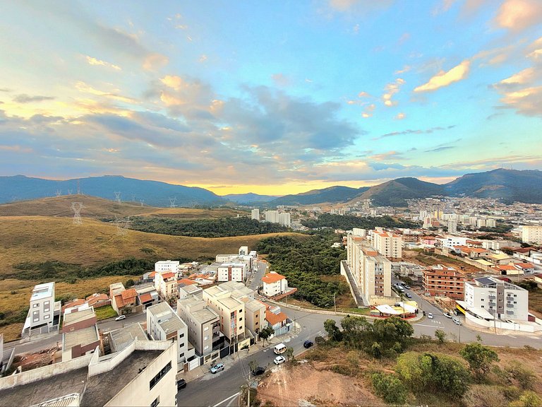 Apê 104 Vista Linda, Churrasq, Suíte - px shopping