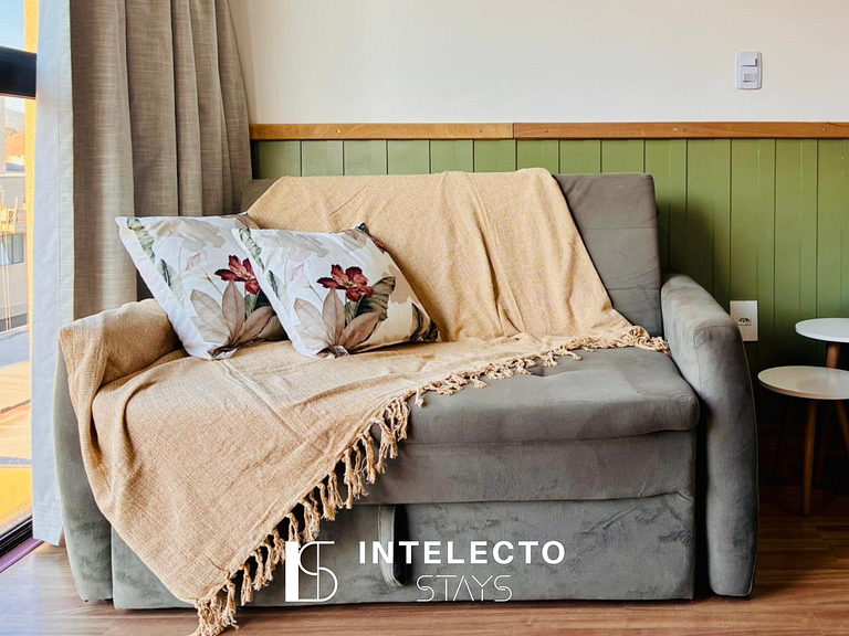 Apê 73 •Central, Jacuzzi, Academia, A/C, Vista Top