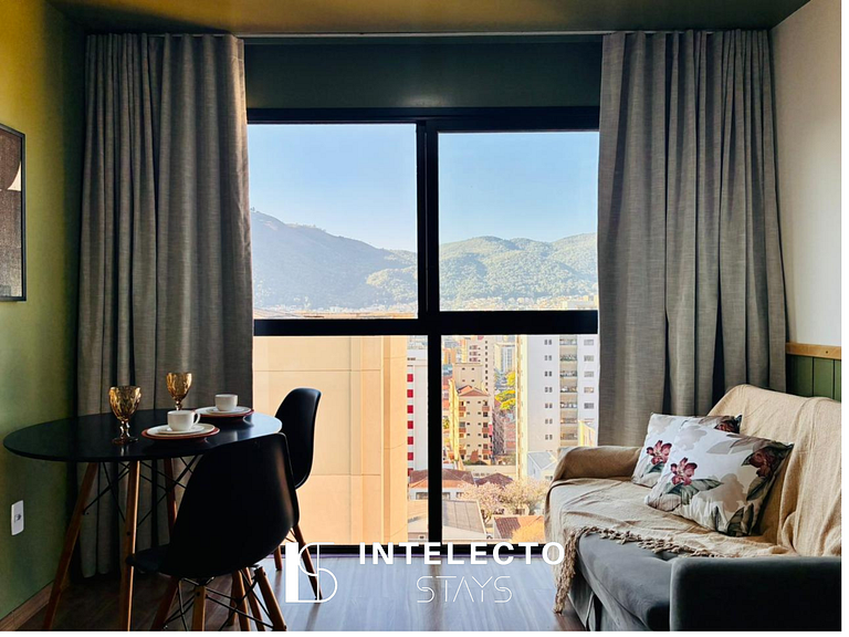 Apê 73 •Central, Jacuzzi, Academia, A/C, Vista Top