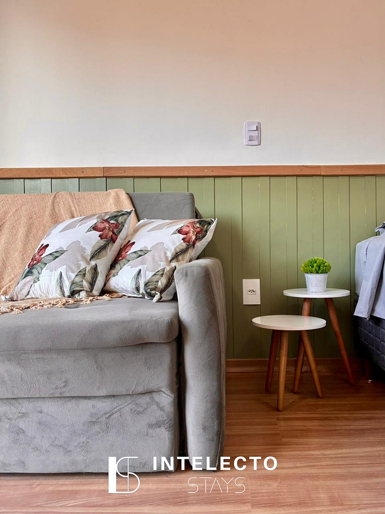 Apê 73 •Central, Jacuzzi, Academia, A/C, Vista Top