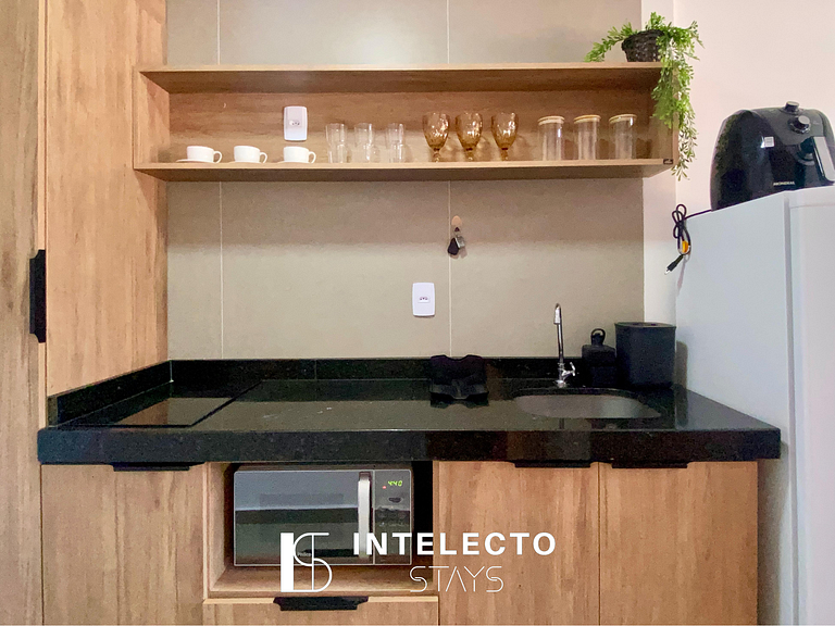 Apê 73 •Central, Jacuzzi, Academia, A/C, Vista Top