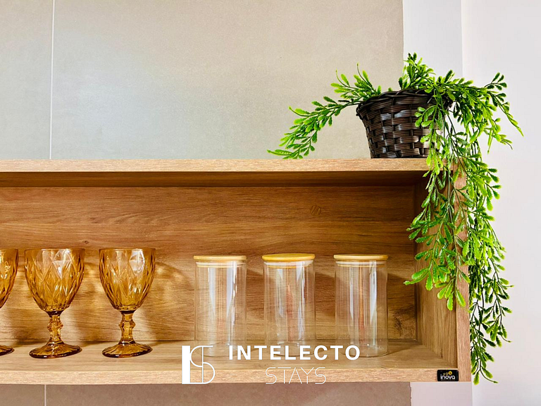 Apê 73 •Central, Jacuzzi, Academia, A/C, Vista Top