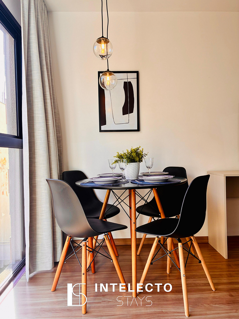 Apê 44 •Central, Jacuzzi, Academia, A/C, Vista Top