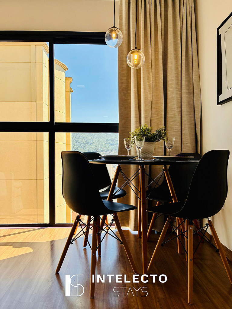 Apê 44 •Central, Jacuzzi, Academia, A/C, Vista Top