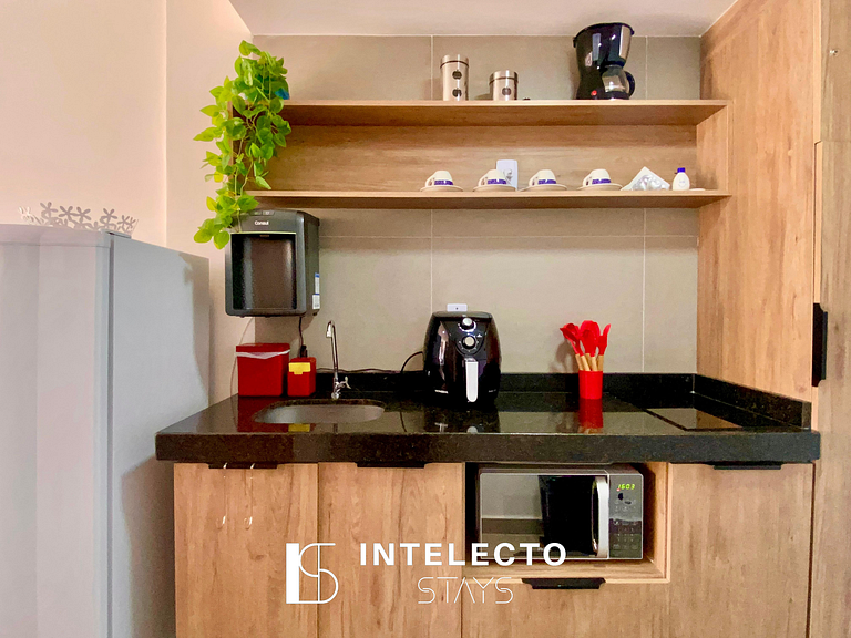 Apê 44 •Central, Jacuzzi, Academia, A/C, Vista Top