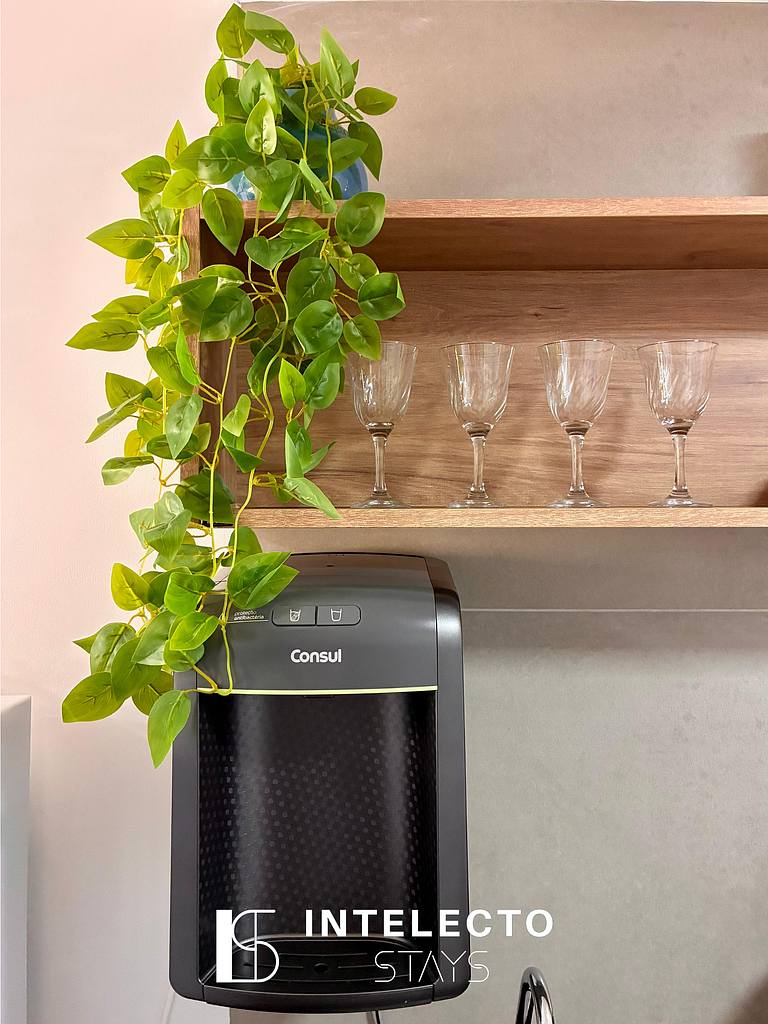 Apê 44 •Central, Jacuzzi, Academia, A/C, Vista Top