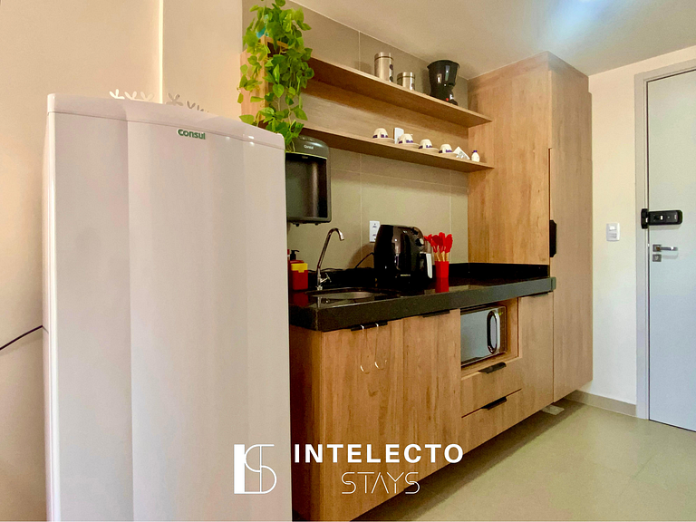 Apê 44 •Central, Jacuzzi, Academia, A/C, Vista Top