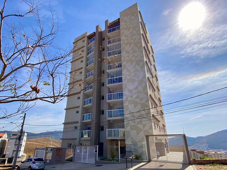 Apê 104 Vista Linda, Churrasq, Suíte - px shopping