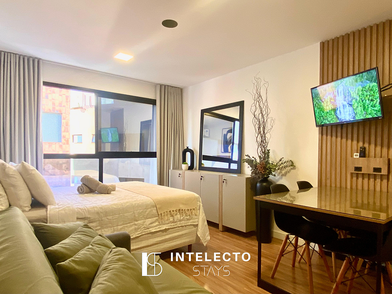 Ap 404 • Central, Piscina, Academia, Ar Cond.