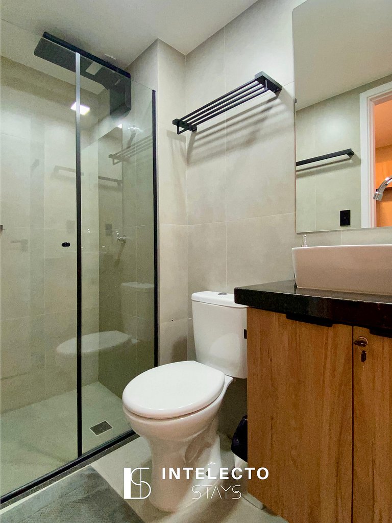 Ap 404 • Central, Piscina, Academia, Ar Cond.