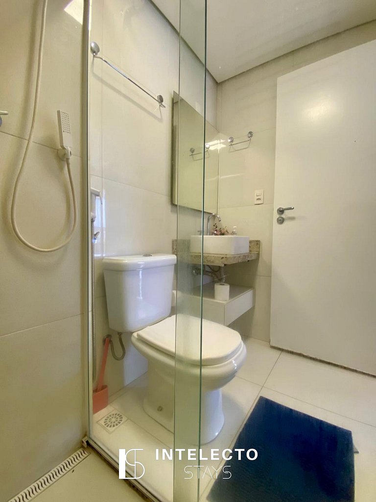 Living 403 •Central, Vista Top e super confortável