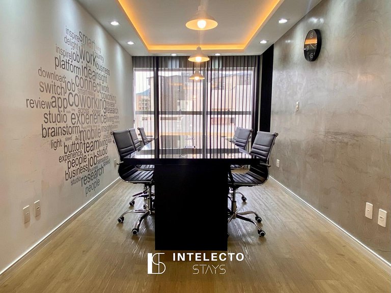 Living 403 •Central, Vista Top e super confortável