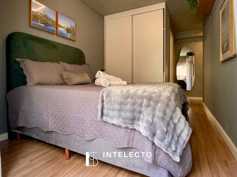 202 Luxo no Centro, Churrasq.,A/C,Jacuzzi Rooftop