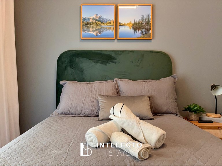 202 Luxo no Centro, Churrasq.,A/C,Jacuzzi Rooftop