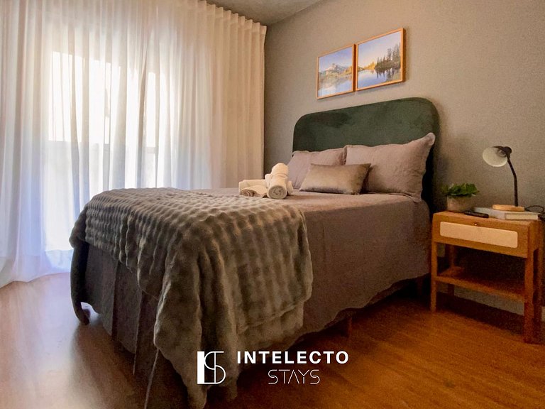 202 Luxo no Centro, Churrasq.A/C.Rooftop