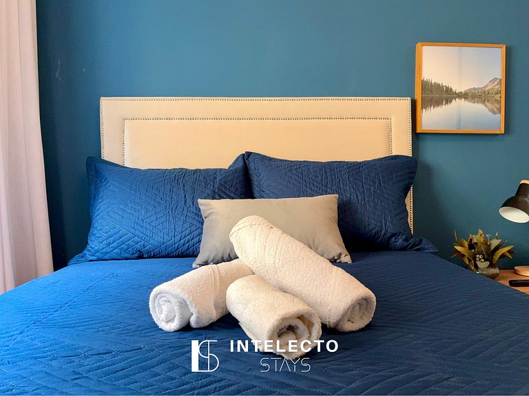 202 Luxo no Centro, Churrasq.,A/C,Rooftop