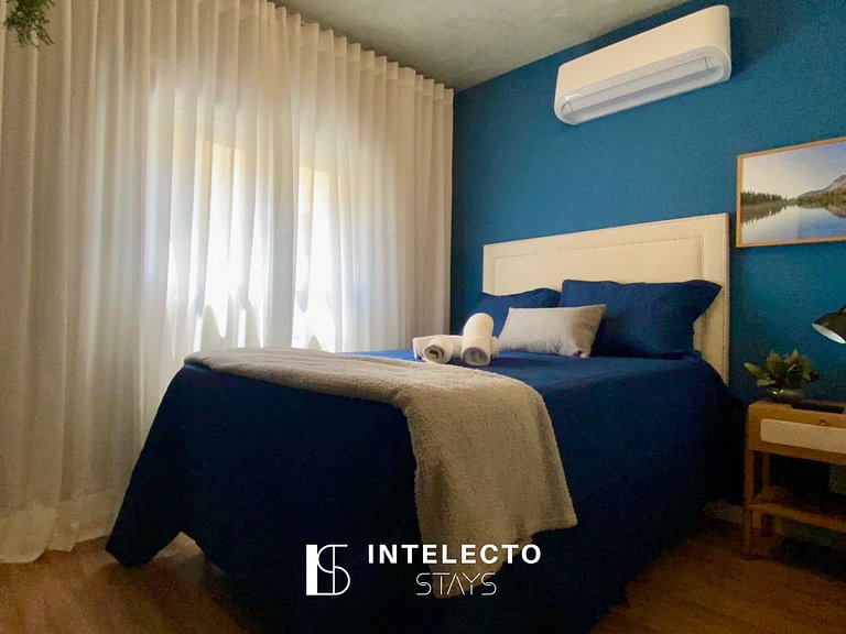 202 Luxo no Centro, Churrasq.,A/C,Rooftop