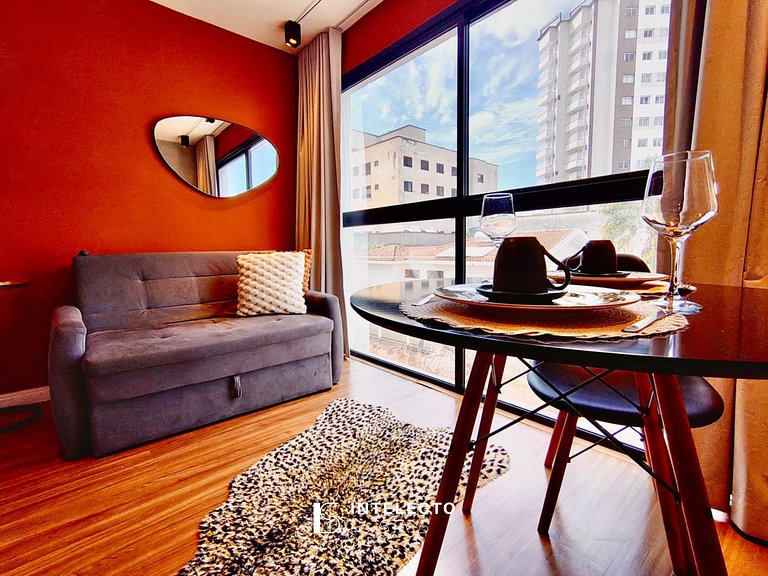 Ap 414 • Central, Piscina, Academia, Ar Cond.