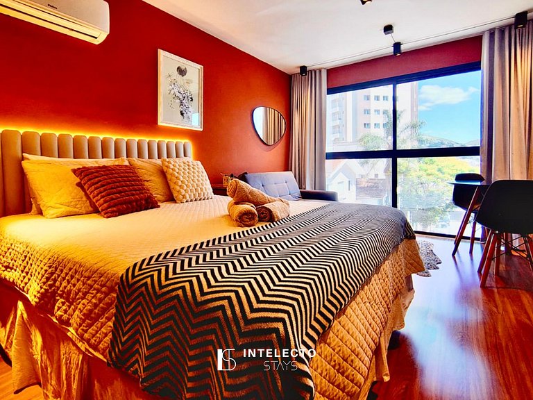 Ap 414 • Central, Piscina, Academia, Ar Cond.